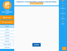 Tablet Screenshot of hotelaragosta.net